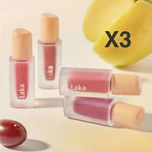 Laka Fruity Glam Tint set of 3 NEW Korean Beauty Kbeauty